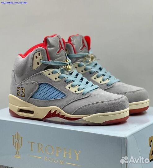 Кроссовки Trophy Room x Air Jordan 5 (Арт.86694)