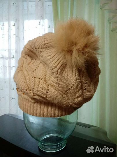 Зимняя шапка из ангоры
