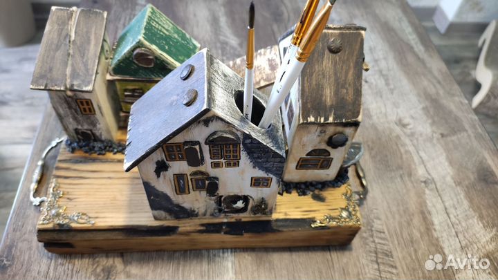 Интерьерные домики, Декор