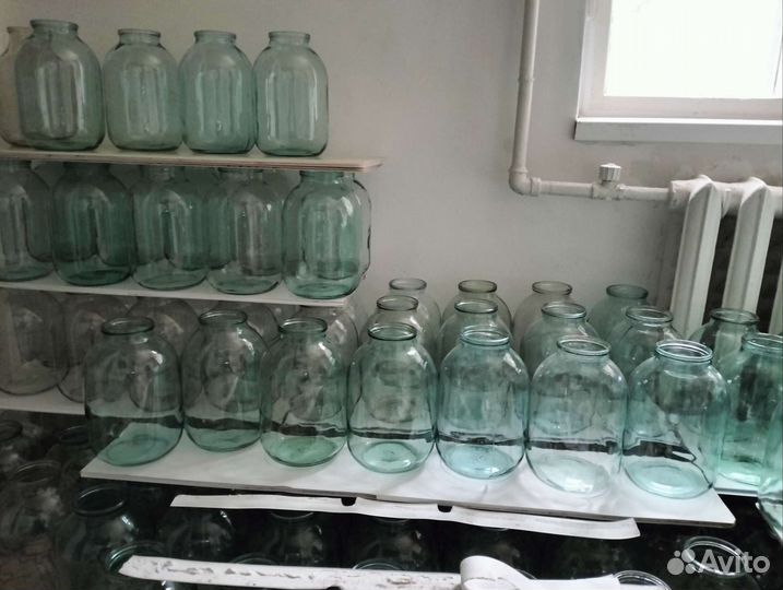 Стеклянная банка 3л; 0,5 л