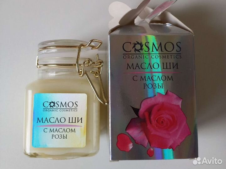 Масло ши с маслом розы