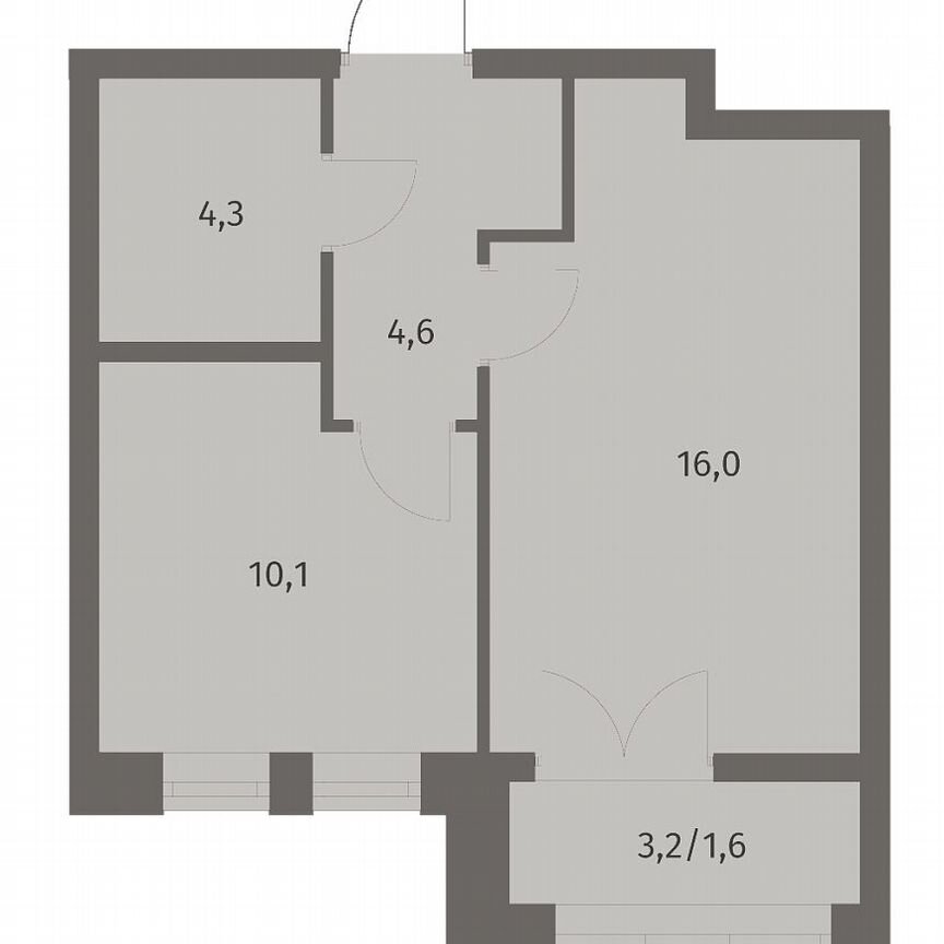 1-к. квартира, 36,5 м², 3/11 эт.