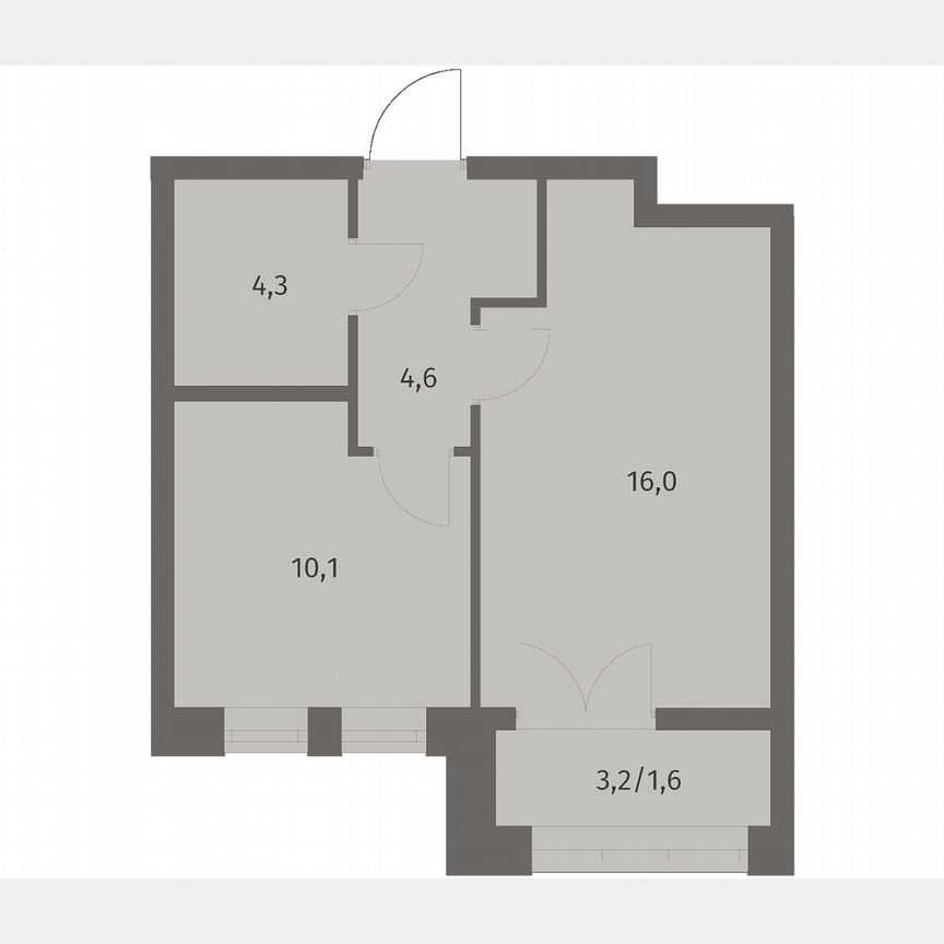 1-к. квартира, 36,5 м², 3/11 эт.