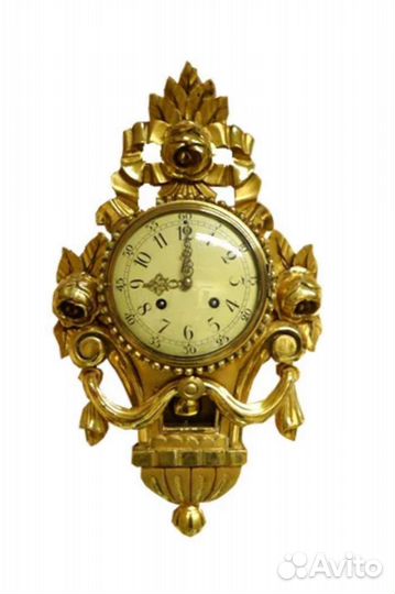 Часы старинные настенные картель (Швеция)