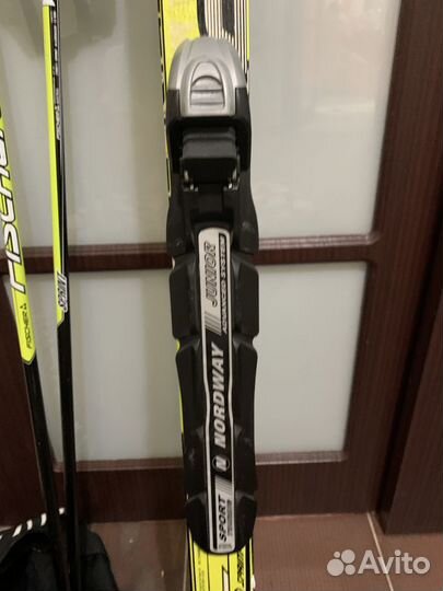 Лыжи беговые, ботинки fisher