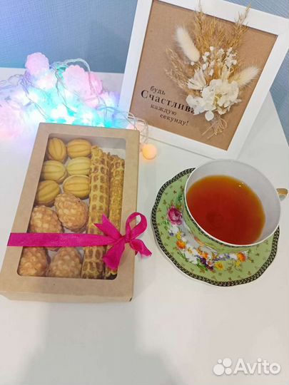 Домашние трубочки, шишечки и орешки