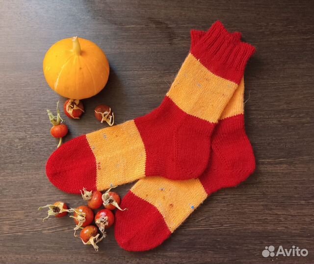 Носки вязанные ручной работы