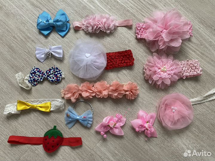 Ободки, бантики, заколки