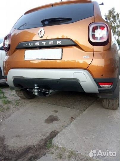 Фаркоп Renault Duster 2021- (съемный квадрат)