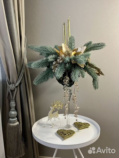 Подсвечник новогодний