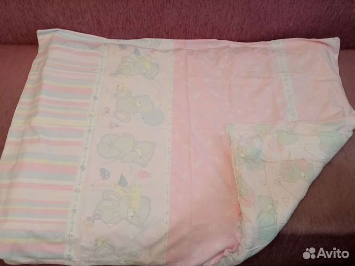 Детское одеяло до 3х лет+пододеяльник