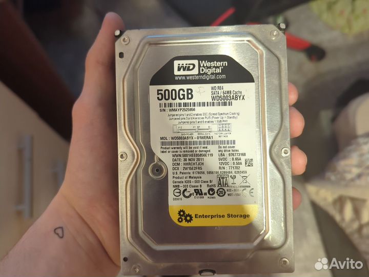 Жесткий диск wd black 2.5 500 GB
