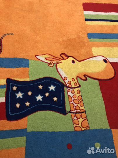 Ковер в детскую с длинным ворсом