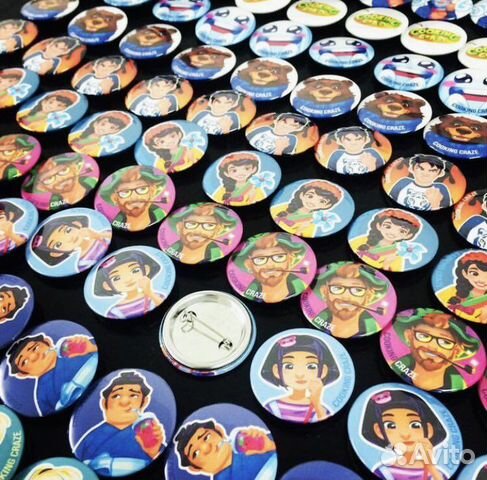 Значки металлические с любым изображением