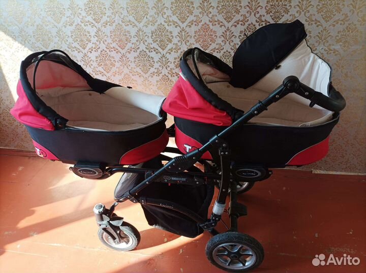 Коляска для двойни 2 в 1