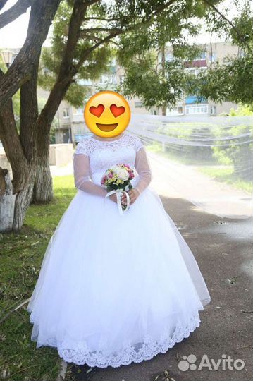 Свадебное платье 58-60
