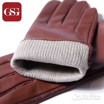 Перчатки женские коричневые новые