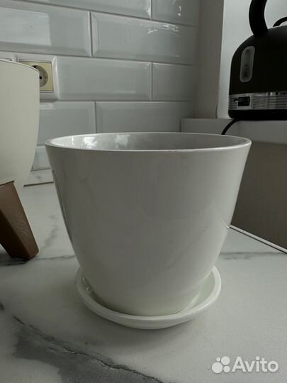 Кашпо горшок керамический