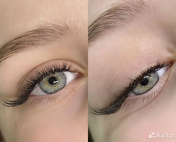 Наращивание/ламинирование ресниц/брови