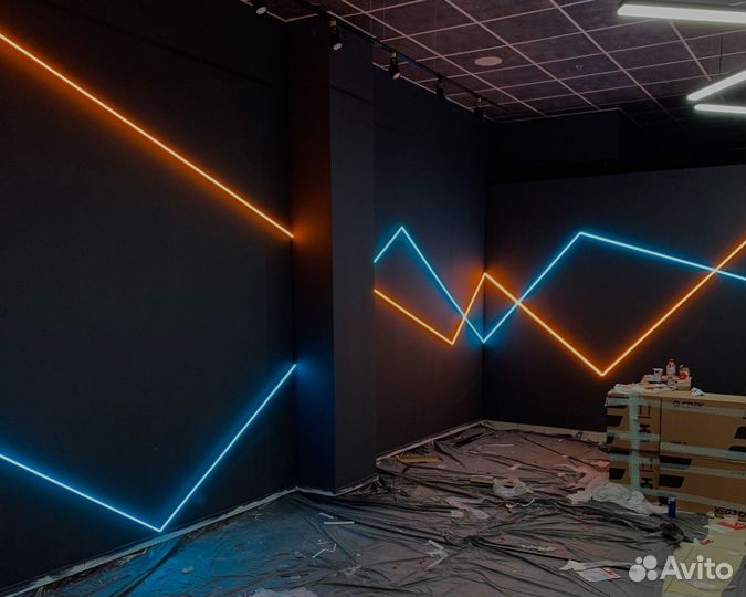 Cветящаяся вывеска, быстрое изготовление