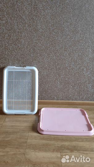 Туалет/лоток с сеткой для щенков и мелких собак