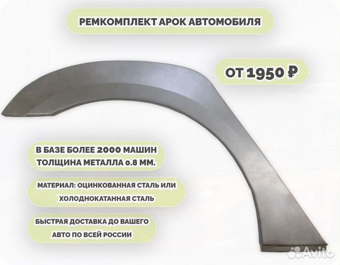 Ремонтные арки на автомобиль