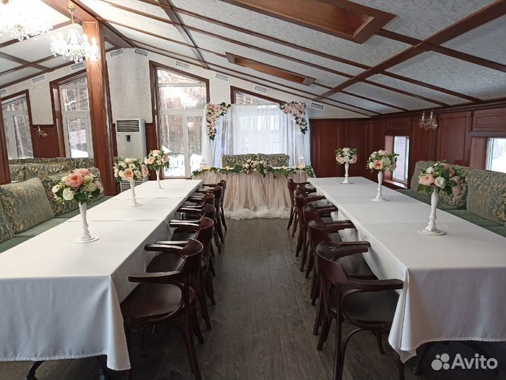 Юбка на свадебный стол