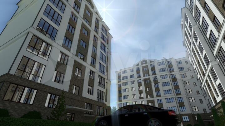 2-к. квартира, 57,4 м², 3/8 эт.