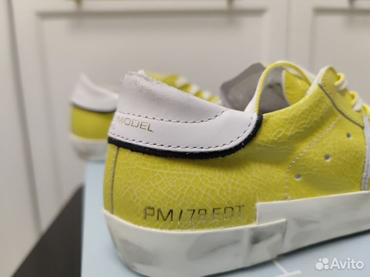 Желтые кеды Philippe Model Sneakers