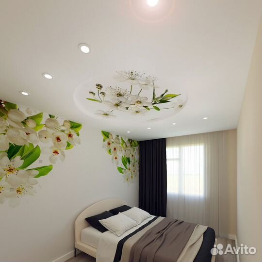 Натяжные потолки