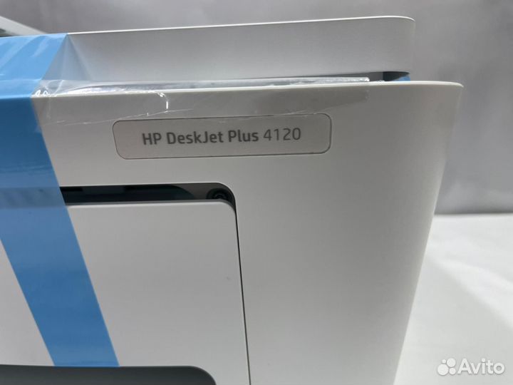 Мфу струйное HP DeskJet Plus 4120, цветн., A4, бел
