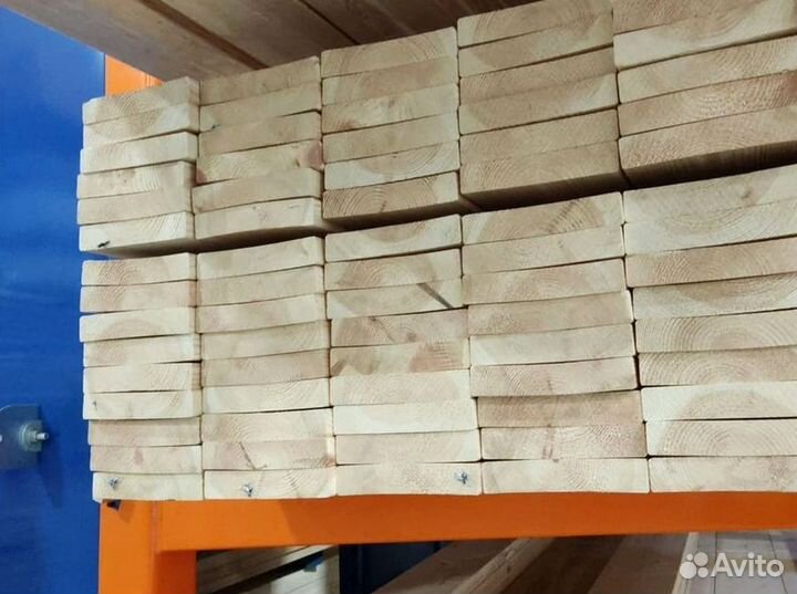 Доска строганая 45*195*3000 мм сорт C скругление