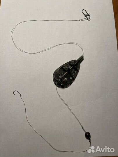 Карповый монтаж флэт фидер