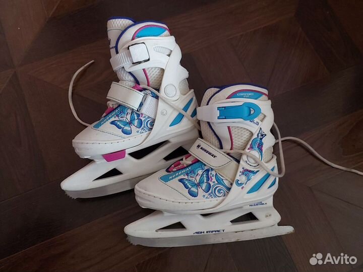 Коньки детские раздвижные 26