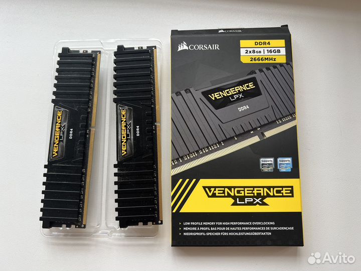 Оперативная память ddr4 corsair vengeance 16gb
