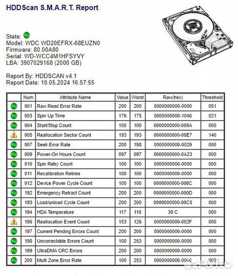 Жёсткий диск Western Digital Red 2 Tb NAS Edition