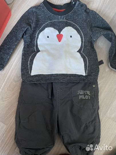 Вещи пакетом на мальчика с 3-9 мес