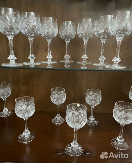 Фужеры хрустальные СССР