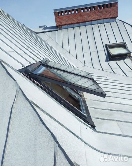 Мансардное окно из профиля Rehau 840x1240 мм