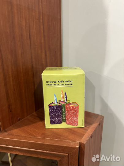 Подставка для ножей новогодняя