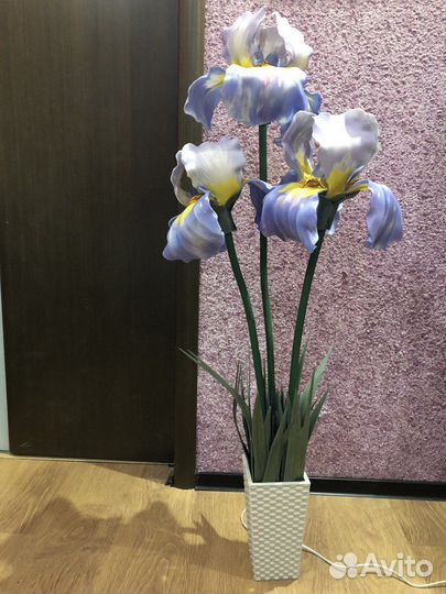 Цветы светильник - торшеры ручная работа