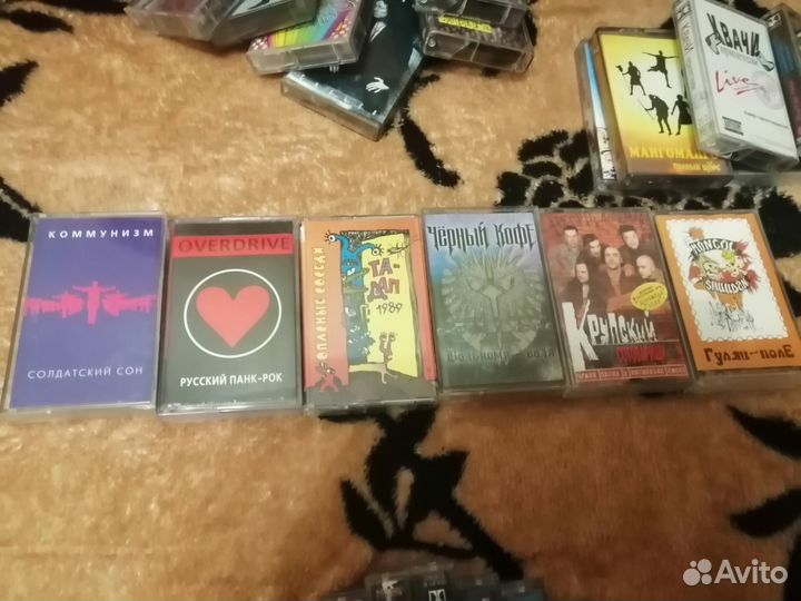 Коллекция русского рока фирменные кассеты