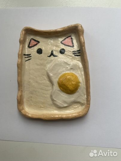 Подставка для украшений из глины