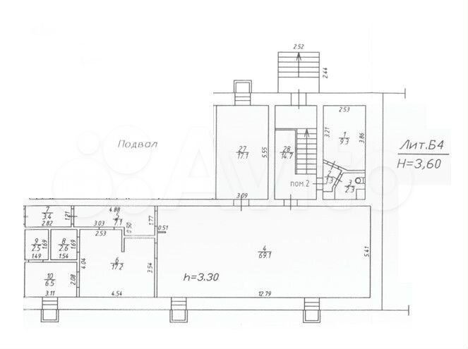 Помещение свободного назначения, 150 м²