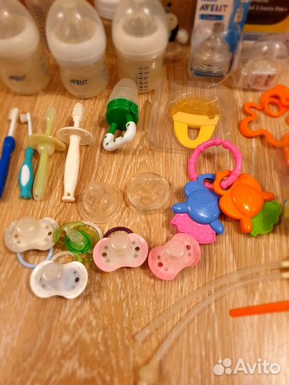 Бутылочки avent, прорезыватели, соски, поильники