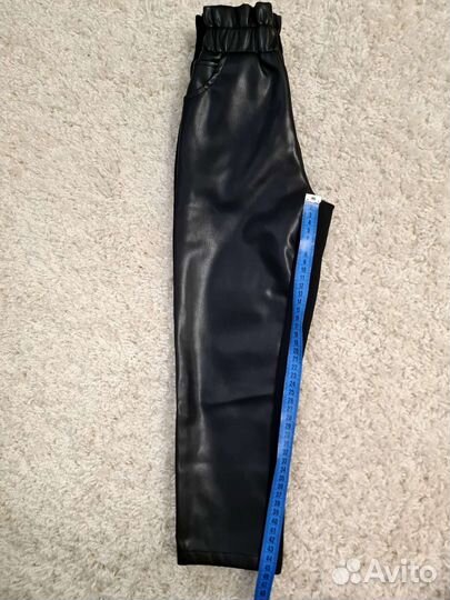 Стильные, кожаные брюки