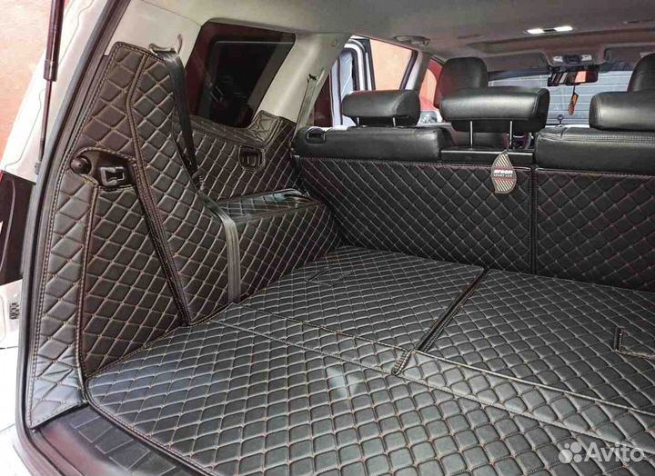 3Д коврики в багажник KIA mohave 2016