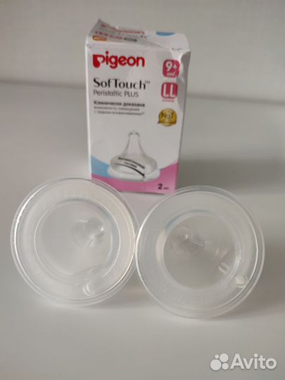 Соски для бутылочек pigeon