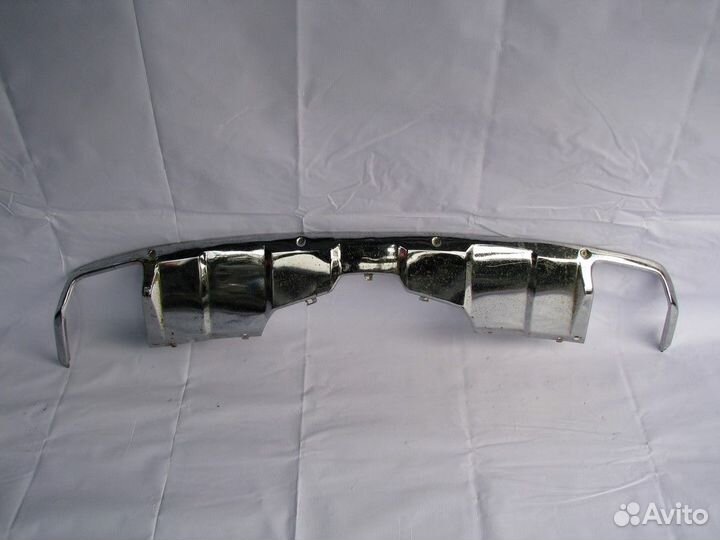 Mercedes W164 GL накладка хром бампера заднего