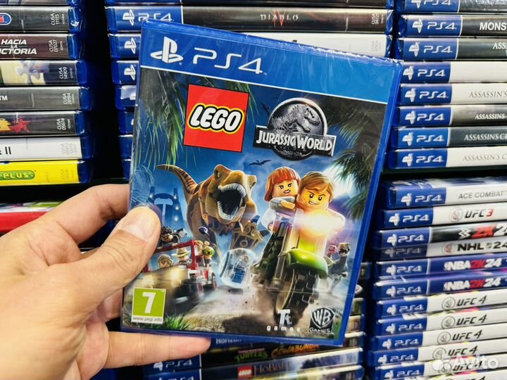 Lego jurassic world ps4 диск